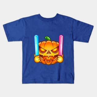 Halloween Pumpkin Sticks Kids T-Shirt